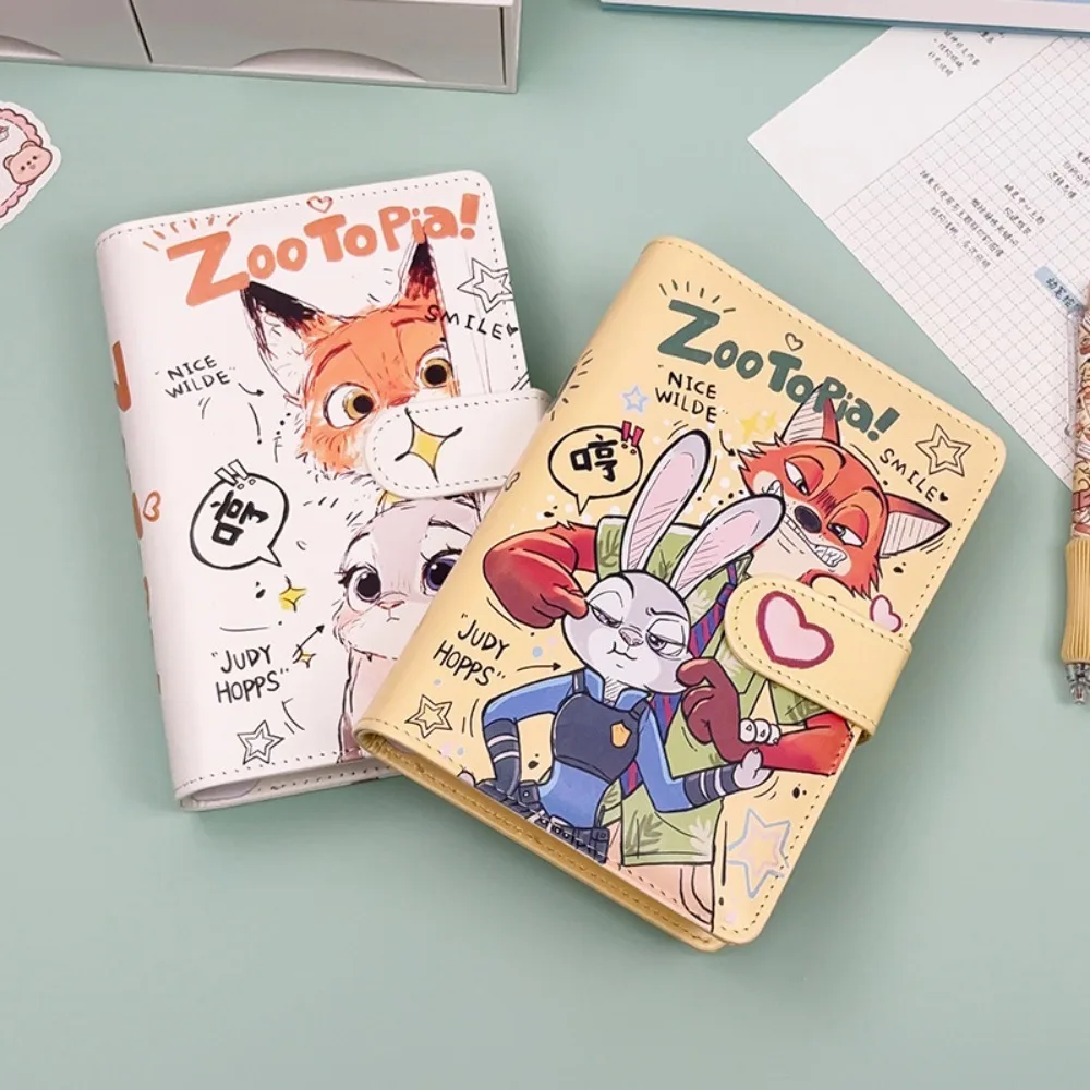 Zootopia Judy Nick A6 Soft Leather Magnetic Notebook Cute Cartoon Loose-leaf Journal Student Portable Diary Planner Stationery
Zootopia Judy Nick A6 Soft Leather Magnetic Notebook Cute Cartoon Loose-leaf Journal Student Portable Diary Planner Stationery