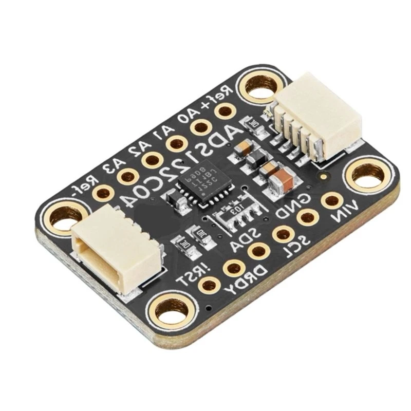 Smart Portable High Precision 24-Bit ADC Module ADS122C04 6432 4-Channel 2Ksps Analog To Digital Converter With I2C Interface
Smart Portable High Precision 24-Bit ADC Module ADS122C04 6432 4-Channel 2Ksps Analog To Digital Converter With I2C Interface