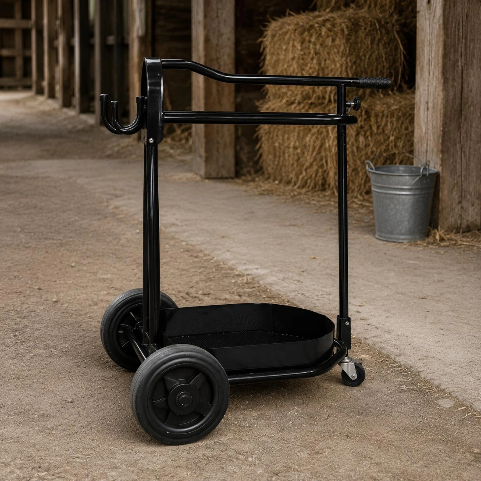 Wheeled Saddle Carrier Foldable Folding Saddle Rack Tack Rack Carrier Space Saving Rust-Resistant for Barn
Wheeled Saddle Carrier Foldable Folding Saddle Rack Tack Rack Carrier Space Saving Rust-Resistant for Barn