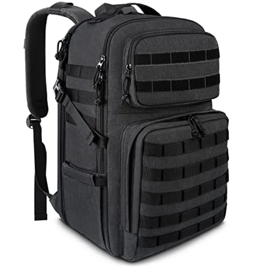 17 Inch Laptop Backpack, Large Military Tactical Backpack for Men TSA Approved, Water Resistant Computer Bag Work Day Pack, Tra
17 Inch Laptop Backpack, Large Military Tactical Backpack for Men TSA Approved, Water Resistant Computer Bag Work Day Pack, Tra