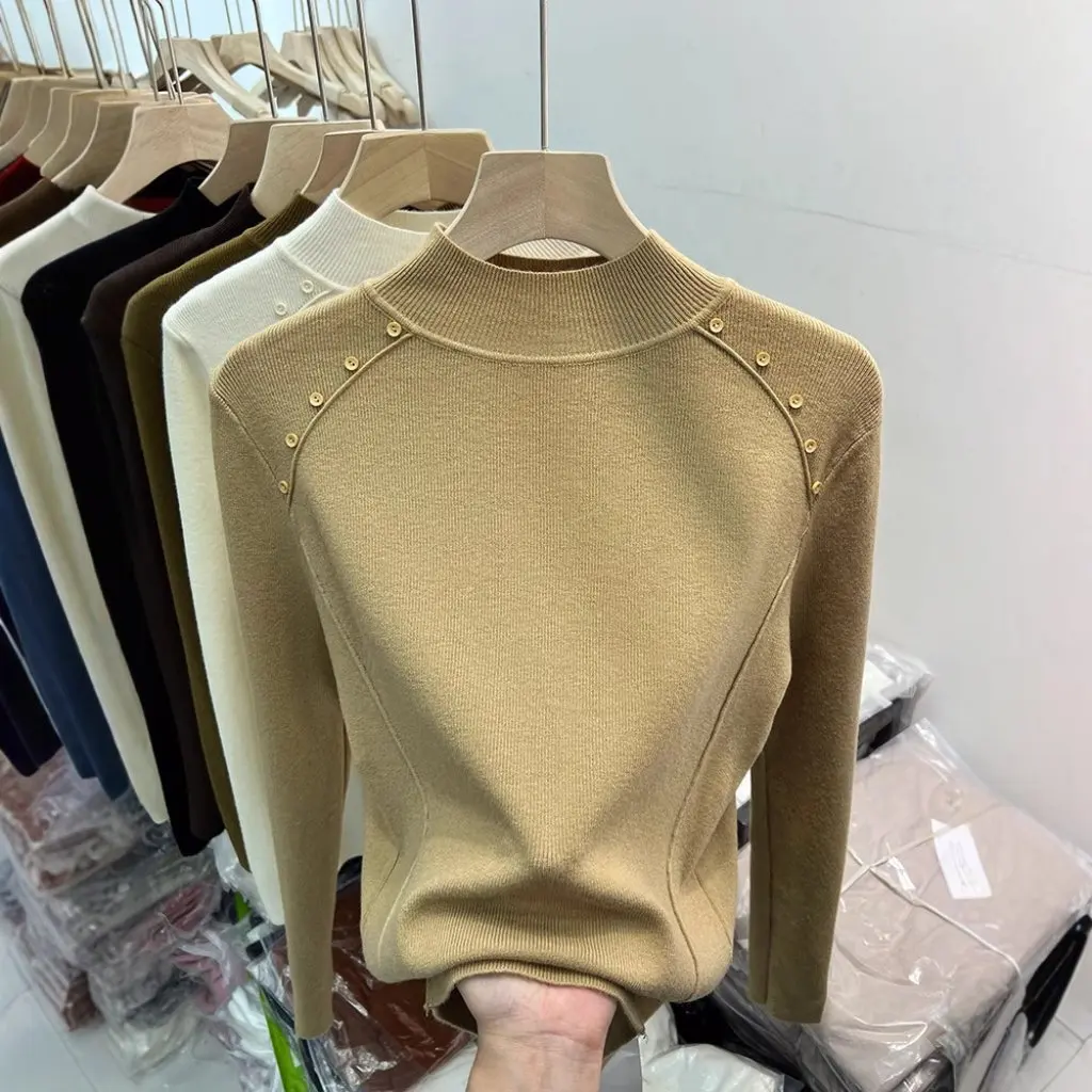 Women's Slim-Fit Half-Turtleneck Lightweight Sweater Soft Casual Pullover Top for Early Spring And Autumn
Women's Slim-Fit Half-Turtleneck Lightweight Sweater Soft Casual Pullover Top for Early Spring And Autumn