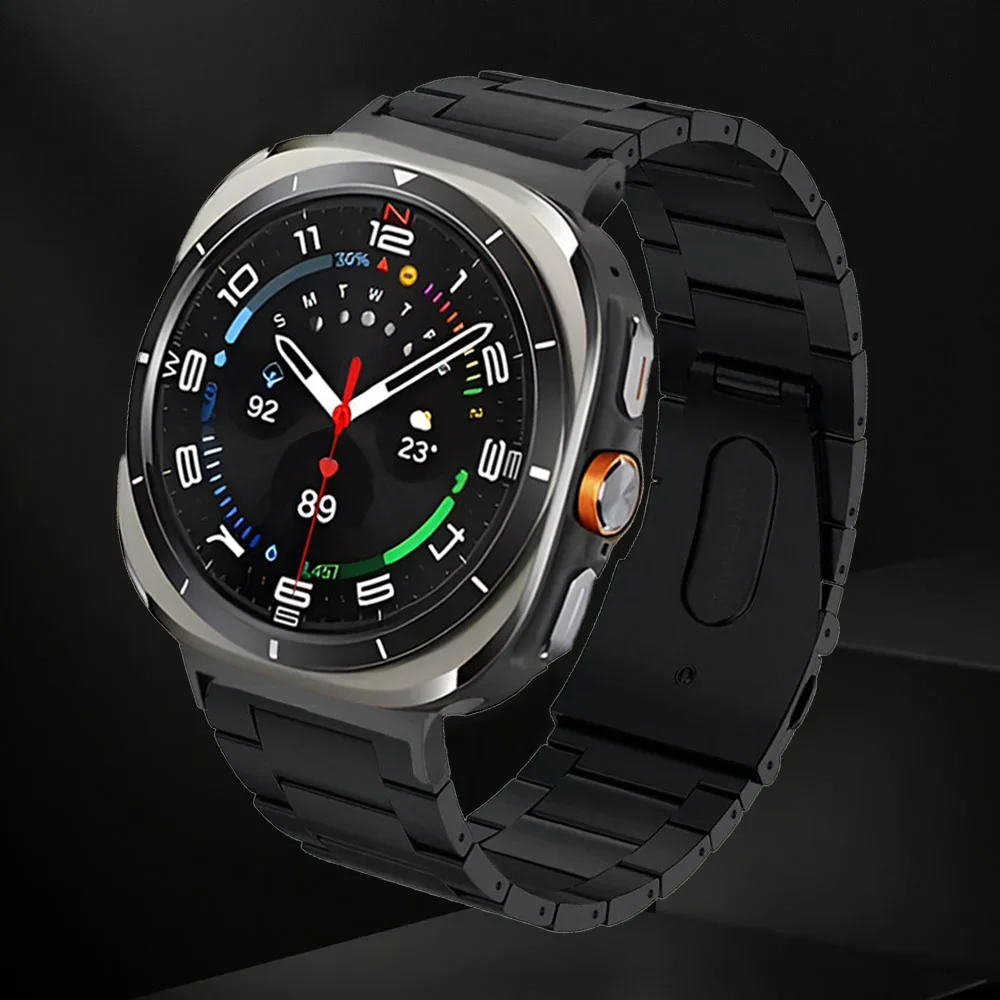 Ремешок из титановой нержавеющей стали для Samsung Galaxy Watch Ultra 47 мм, металлический браслет для Samsung Galaxy Watch Ultra 47 мм
Ремешок из титановой нержавеющей стали для Samsung Galaxy Watch Ultra 47 мм, металлический браслет для Samsung Galaxy Watch Ultra 47 мм