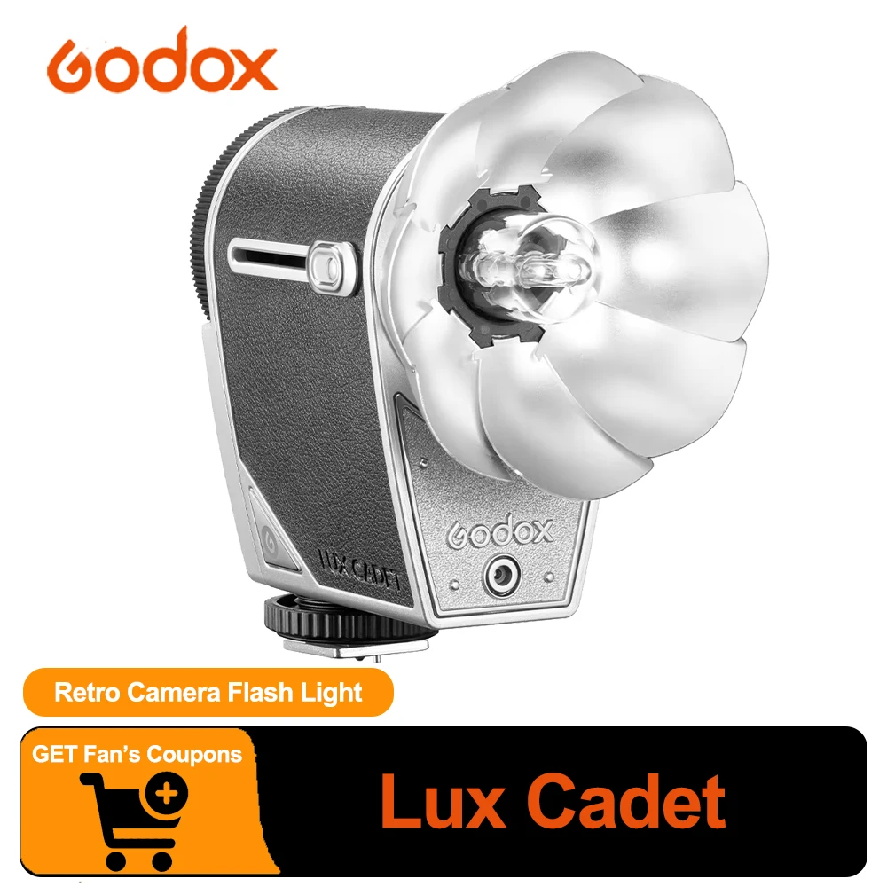 Godox Lux Cadet Retro Camera Flash Speedlite Trigger Built-In Rechargeable Battery for Canon Nikon Fujifilm Olympus Sony Camera
Godox Lux Cadet Retro Camera Flash Speedlite Trigger Built-In Rechargeable Battery for Canon Nikon Fujifilm Olympus Sony Camera