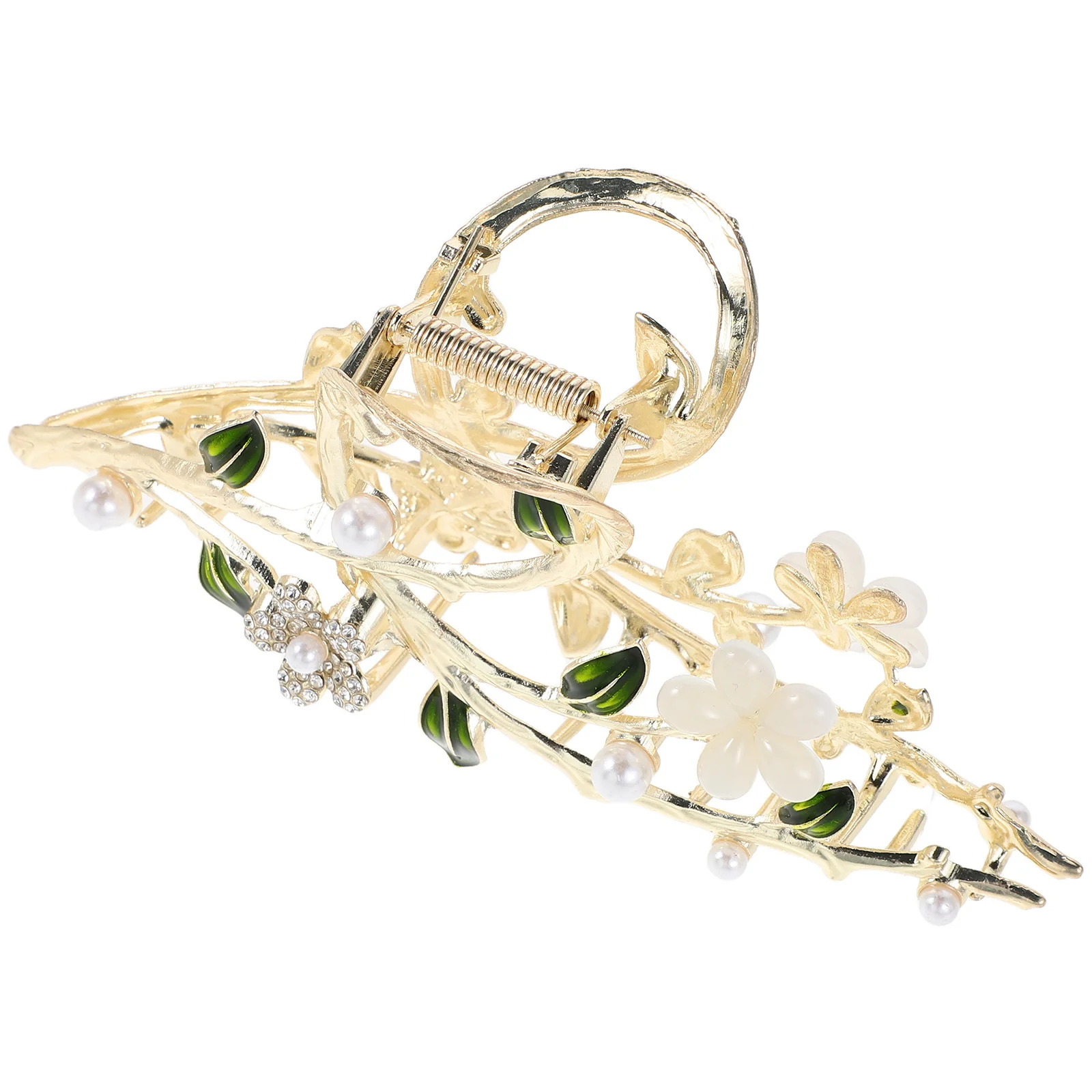 Cat's Eye Flower Hair Claw Clip Elegant Metal Floral Design Secure Non Slip Grip Vintage Inspired Hair Accessories for Women
Cat's Eye Flower Hair Claw Clip Elegant Metal Floral Design Secure Non Slip Grip Vintage Inspired Hair Accessories for Women