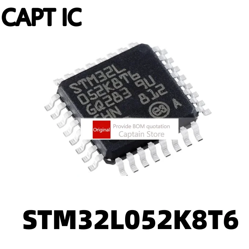 5 шт. STM32L052K8T6 LQFP32
5 шт. STM32L052K8T6 LQFP32