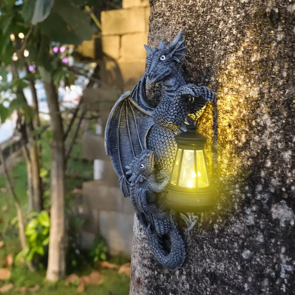 Solar Powered Dragon Light Outdoor Ornament with LED Glow Weather-Resistant Fantasy Decor for Patio Wall Fence Lighting
Solar Powered Dragon Light Outdoor Ornament with LED Glow Weather-Resistant Fantasy Decor for Patio Wall Fence Lighting