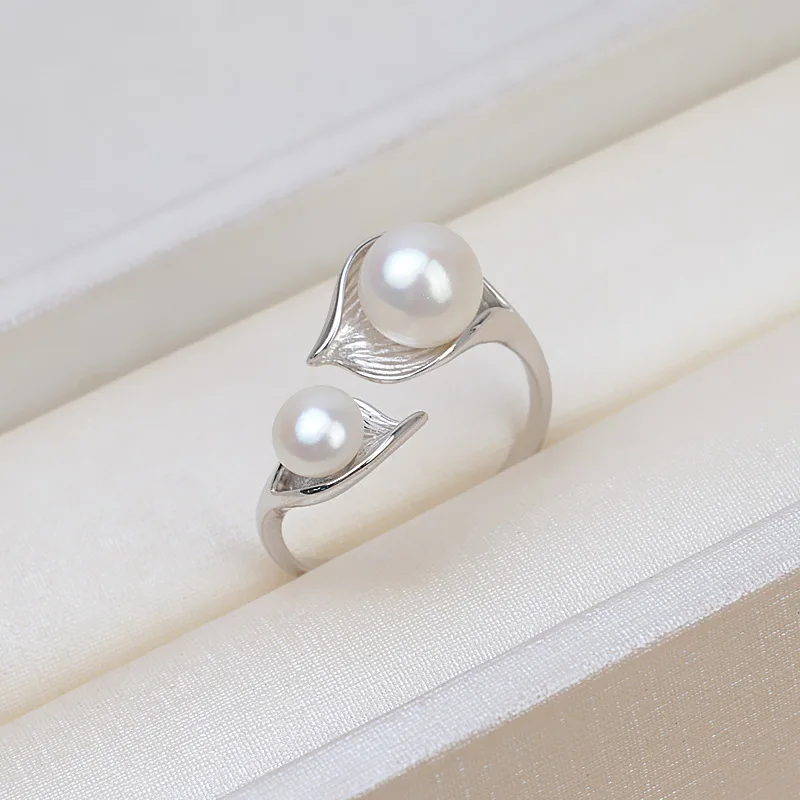 S925 Sterling Silver Adjustable Finger Ring Mountings Base Setting Findings Jewelry Mount Accessories for 5-6mm Pearls
S925 Sterling Silver Adjustable Finger Ring Mountings Base Setting Findings Jewelry Mount Accessories for 5-6mm Pearls