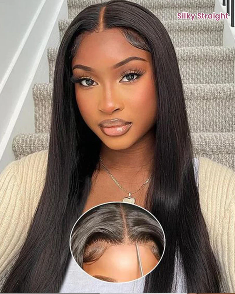 18-46 Inches Straight Wave 7x6 Glueless Lace Frontal Human Hair Wigs 13x6 360 HD Lace Frontal Wig Pre Plucked With Baby Hair For Women 200% Density
18-46 Inches Straight Wave 7x6 Glueless Lace Frontal Human Hair Wigs 13x6 360 HD Lace Frontal Wig Pre Plucked With Baby Hair For Women 200% Density