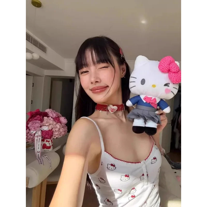 Y2K Hello Kitty Pajamas Set Anime Summer Woman Vest Shorts Pajama Sweet Student Casual Wear Girl Cartoon Homewear
Y2K Hello Kitty Pajamas Set Anime Summer Woman Vest Shorts Pajama Sweet Student Casual Wear Girl Cartoon Homewear