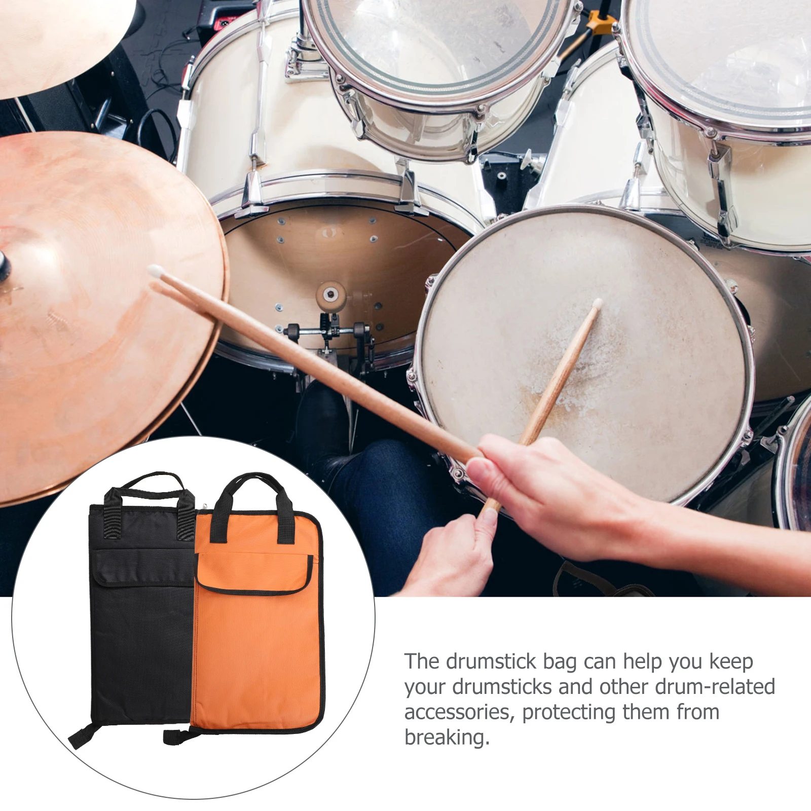 2 Pcs Drum Stick Bag Storage Drumstick Container Sticks Carry Large Drumsticks Portable
2 Pcs Drum Stick Bag Storage Drumstick Container Sticks Carry Large Drumsticks Portable