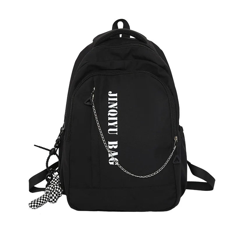 Black Waterproof Nylon Women Backpack Ladies Large Travel Backpacks Schoolbag for Teenage Girls Casual Fashion Bookbag Mochila
Black Waterproof Nylon Women Backpack Ladies Large Travel Backpacks Schoolbag for Teenage Girls Casual Fashion Bookbag Mochila