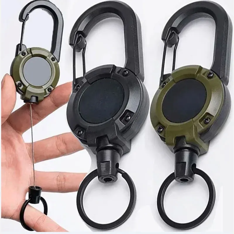 Outdoor Retractable Key Chain Mountaineering Buckle Key Chain Anti-loss Anti-theft High Rebound Metal Easy To Pull
Outdoor Retractable Key Chain Mountaineering Buckle Key Chain Anti-loss Anti-theft High Rebound Metal Easy To Pull