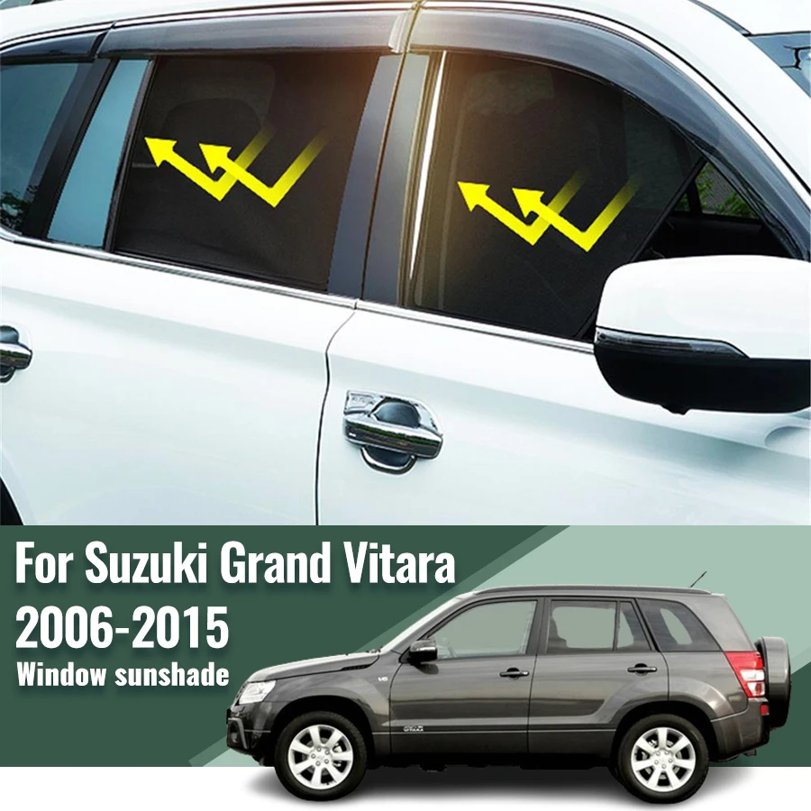 For Suzuki Grand Vitara JT 2006-2015 Magnetic Car Sunshade Shield Front Windshield Curtain Rear Side Window Sun Shade Visor
For Suzuki Grand Vitara JT 2006-2015 Magnetic Car Sunshade Shield Front Windshield Curtain Rear Side Window Sun Shade Visor