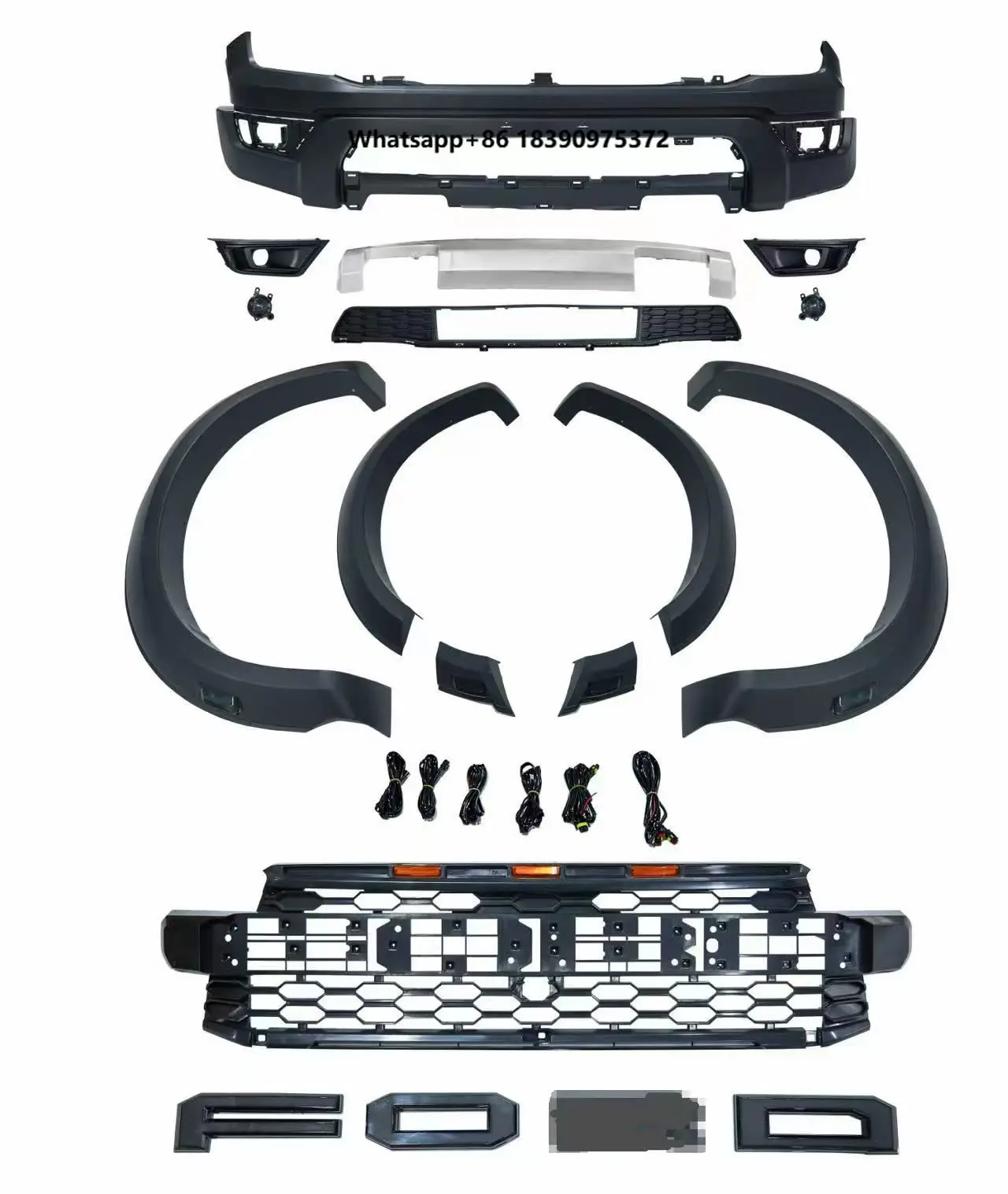 Raptor Style Luxury ABS Body Kit for for 2023 2024 Front Bumper Grille Fender Flares Upgrade Exterior Accessories
Raptor Style Luxury ABS Body Kit for for 2023 2024 Front Bumper Grille Fender Flares Upgrade Exterior Accessories