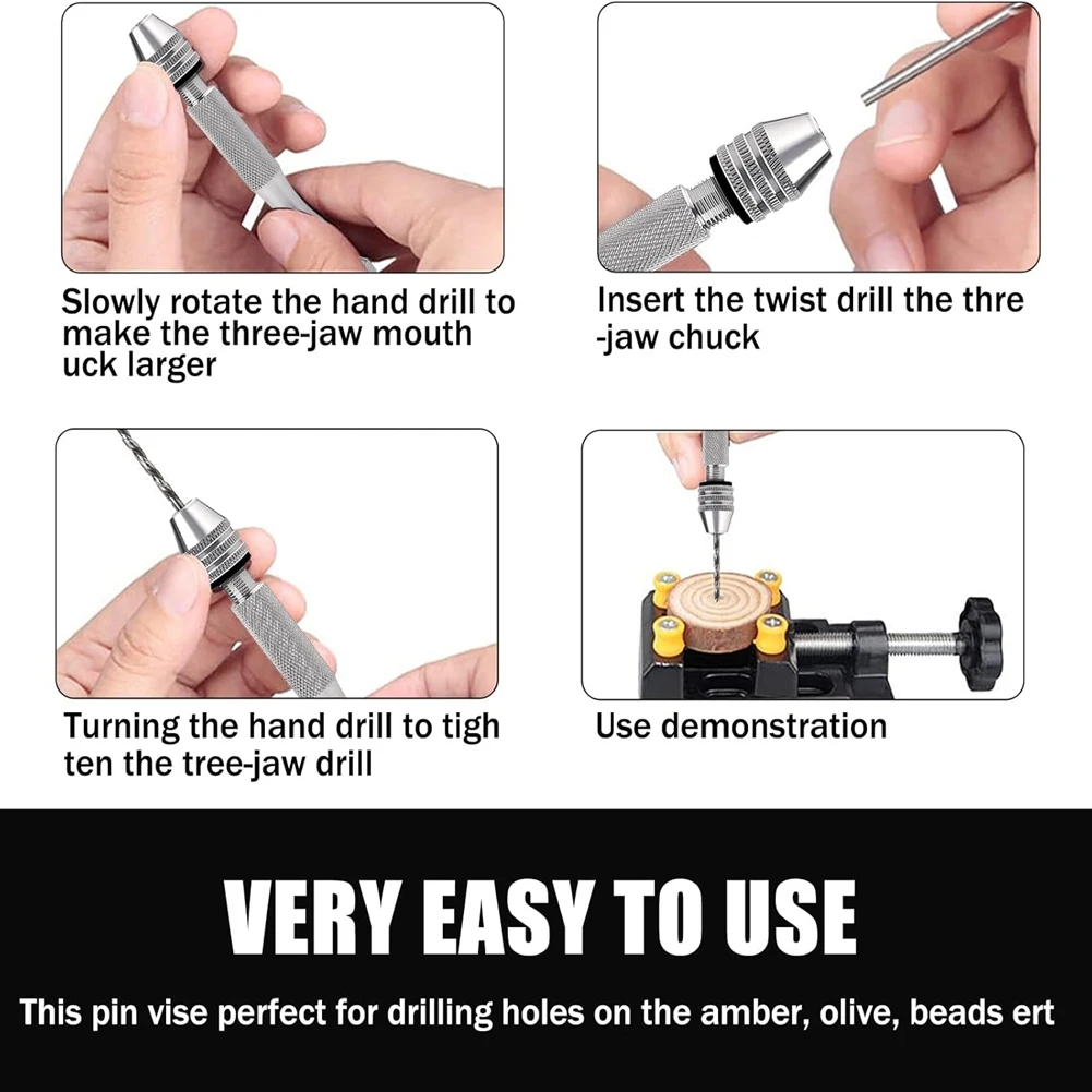 Новый ручной сверлильный набор Shown-Pin Vise, 112 предметов, с микро-сверлами для ювелирных изделий, работы по дереву и ручных работ.
Новый ручной сверлильный набор Shown-Pin Vise, 112 предметов, с микро-сверлами для ювелирных изделий, работы по дереву и ручных работ.