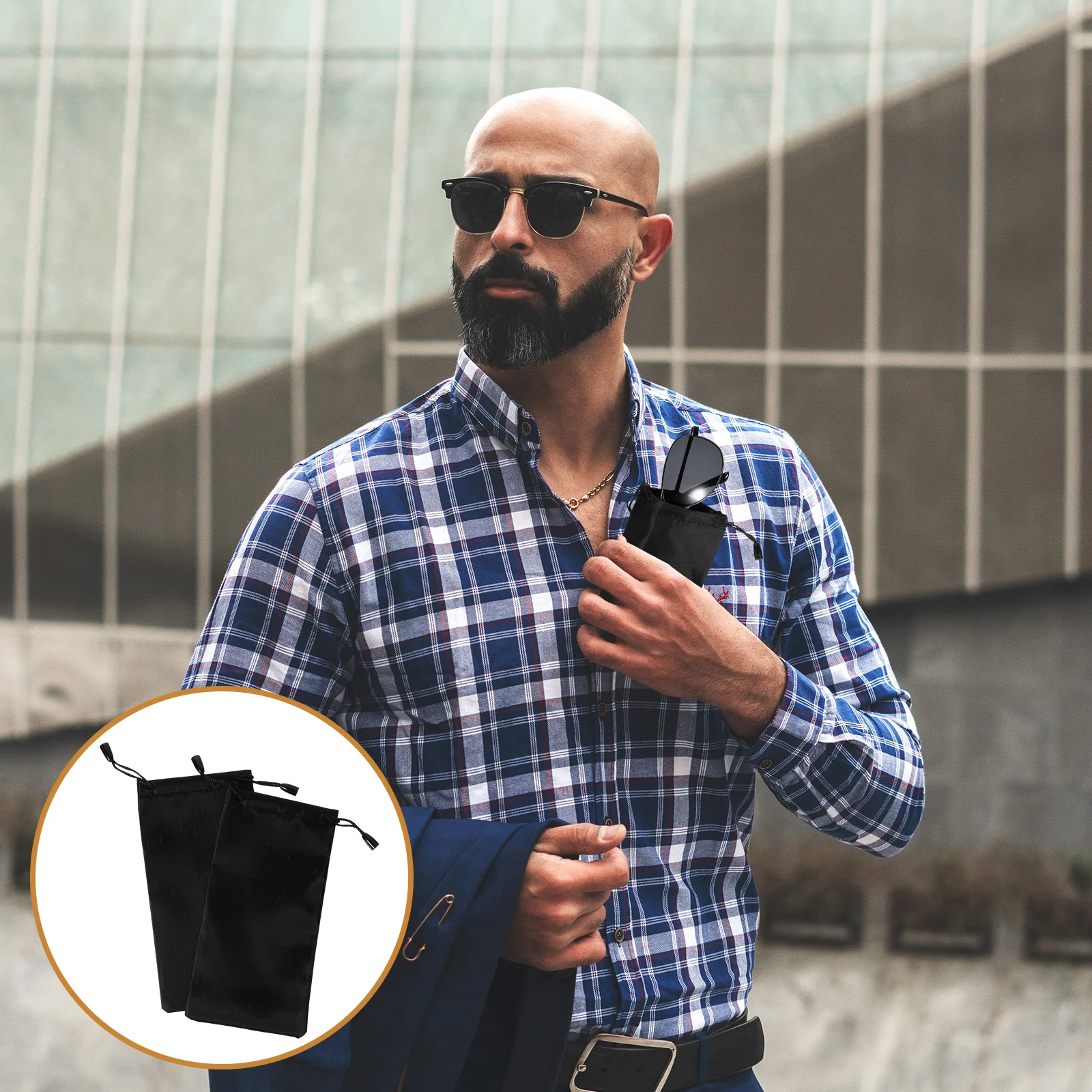 15Sets Eyeglasses Bag Case Compact Travel Pouch for Glasses Sunglasses Mobile Phone Jewelry Wear Resistant Hanging Rope Design
15Sets Eyeglasses Bag Case Compact Travel Pouch for Glasses Sunglasses Mobile Phone Jewelry Wear Resistant Hanging Rope Design