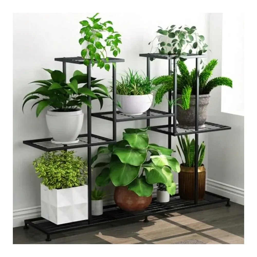Metal Plant Stand 5 Tiers Multifunctional Plant Stands For Indoor Plants Decorative Black Steel Plant Shelf For Indoor Patio Ga
Metal Plant Stand 5 Tiers Multifunctional Plant Stands For Indoor Plants Decorative Black Steel Plant Shelf For Indoor Patio Ga