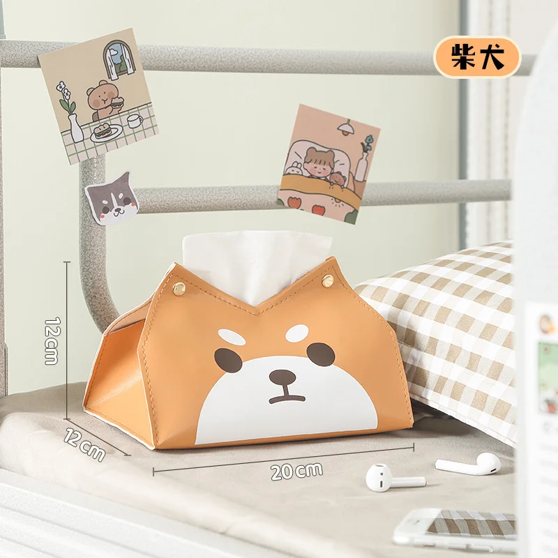 Leather Tissue Box Cartoon Cute Animal Husky Car Home Living Room Decoration Bedroom Kitchen Desktop Nordic Storage Box
Leather Tissue Box Cartoon Cute Animal Husky Car Home Living Room Decoration Bedroom Kitchen Desktop Nordic Storage Box