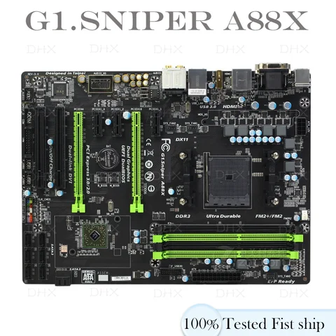 For GIGABYTE G1.Sniper A88X Motherboard 64GB Socket FM2/FM2+ DDR3 ATX Mainboard 100% Tested Fully Work be shipp quickly DH