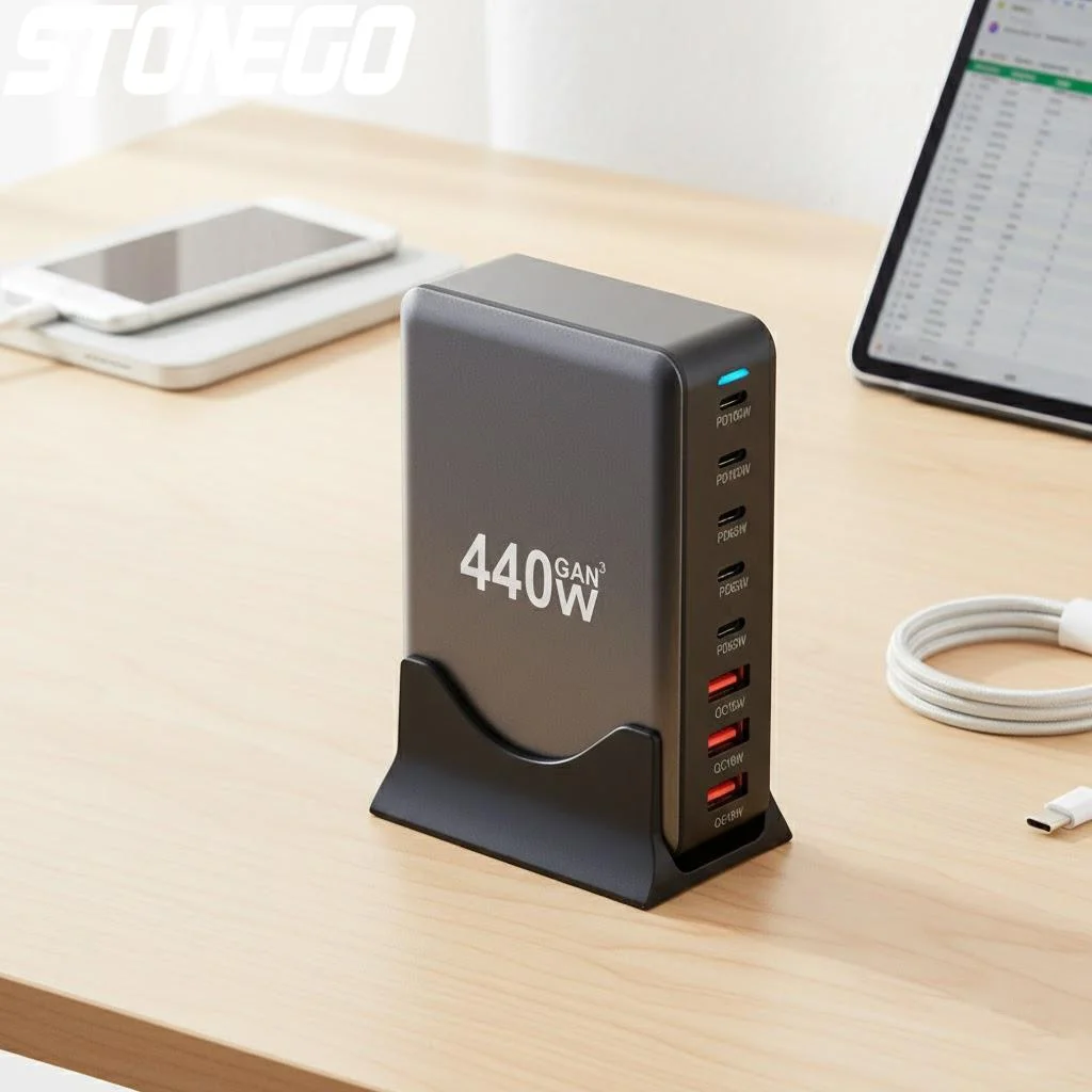 Многопортовая зарядная станция USB-C 440 Вт с поддержкой PD 100 Вт для MacBook Pro/Air, iPad, iPhone 16/15/14/13 Pro Max
Многопортовая зарядная станция USB-C 440 Вт с поддержкой PD 100 Вт для MacBook Pro/Air, iPad, iPhone 16/15/14/13 Pro Max