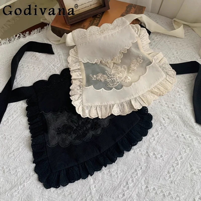 Original Design Embroidery Heavy Industry Lolita Apron Women's Sweet Cute Cosplay Y2k Accessories Lo Black White Mini Apron
Original Design Embroidery Heavy Industry Lolita Apron Women's Sweet Cute Cosplay Y2k Accessories Lo Black White Mini Apron
