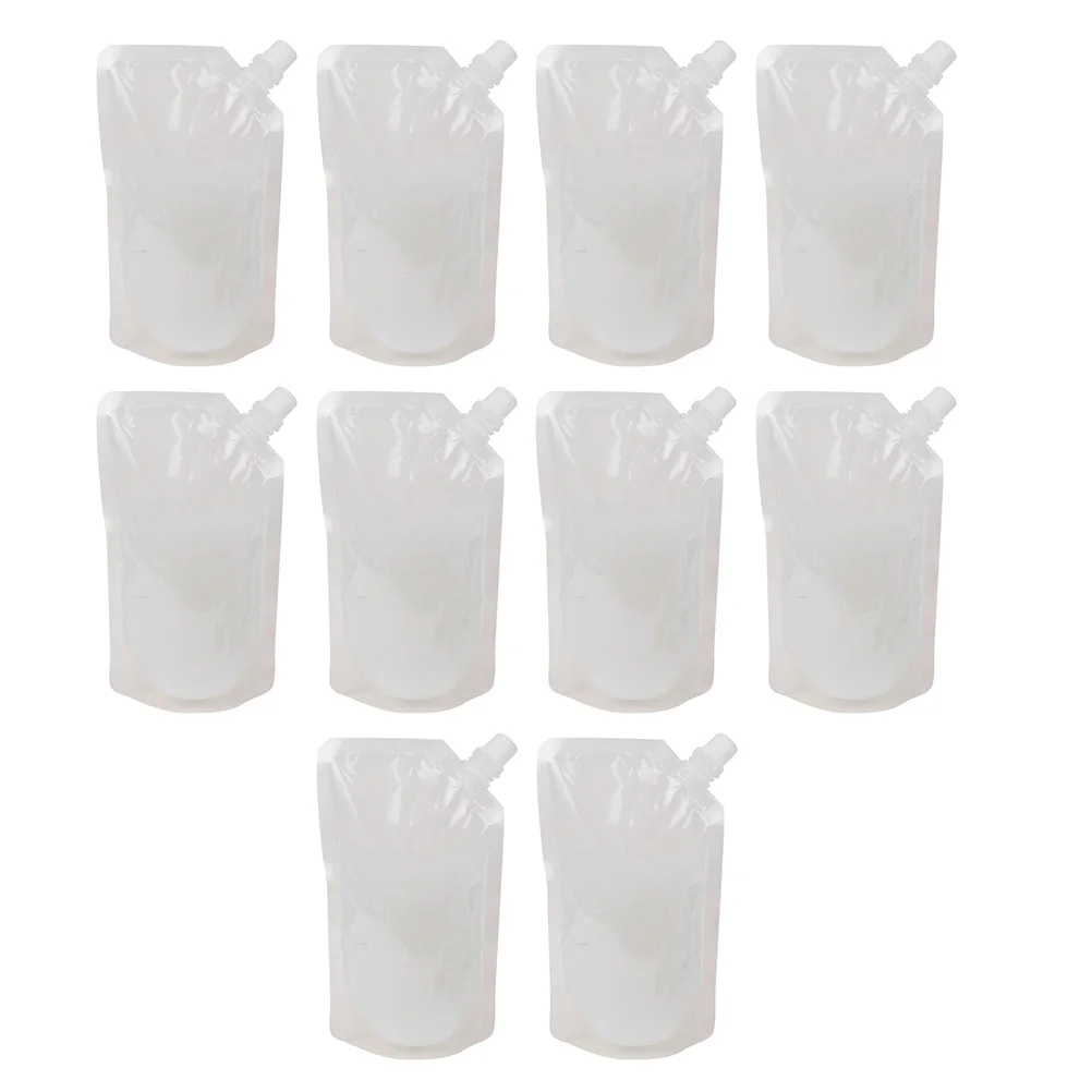 50 Pcs Foldable Food Grade Plastic Drink Bags Sealed Packaging Nozzle Juice Container Storage Pouch Transparent
50 Pcs Foldable Food Grade Plastic Drink Bags Sealed Packaging Nozzle Juice Container Storage Pouch Transparent