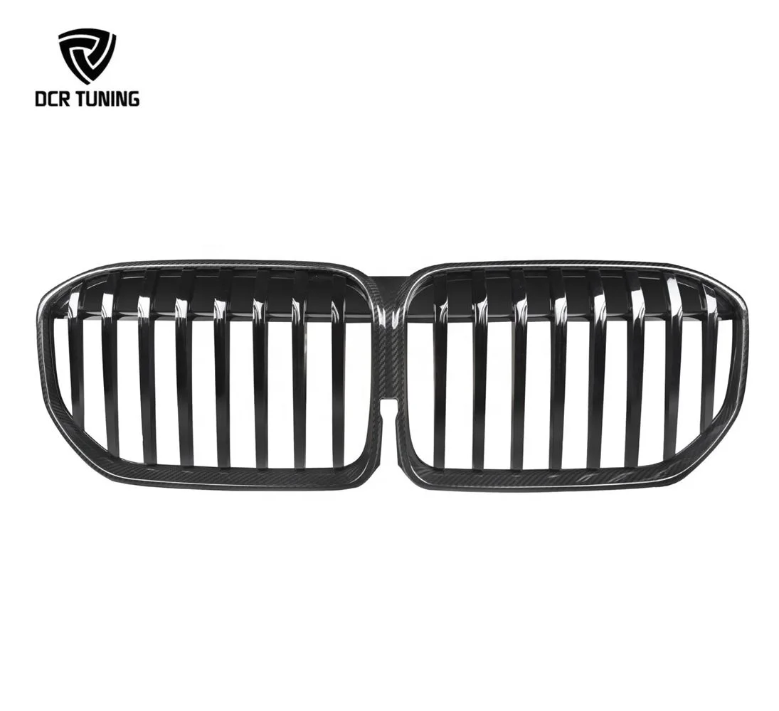 Carbon Fiber Front Center Grille Single Gloss Black Front Grille for BMW 7 Series G11 G12 LCI 2020-2022
Carbon Fiber Front Center Grille Single Gloss Black Front Grille for BMW 7 Series G11 G12 LCI 2020-2022