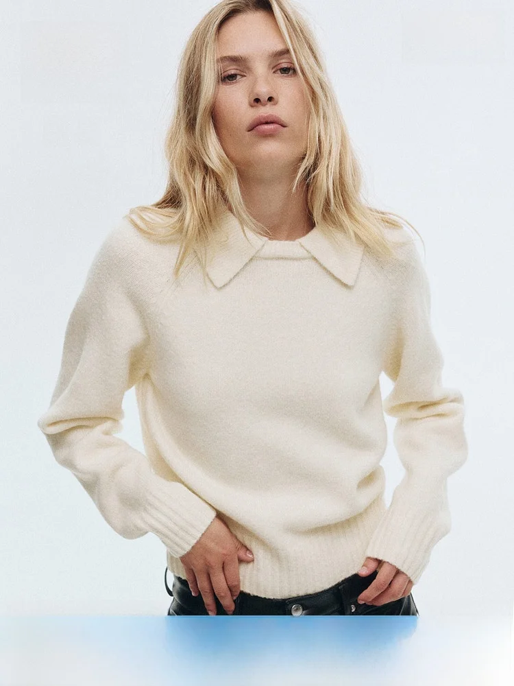 H&M Women's Knitted Sweater round Ne oulder Insertion Long Sve Casual Sle Polyester Acrylic Wool Spandex Blend
H&M Women's Knitted Sweater round Ne oulder Insertion Long Sve Casual Sle Polyester Acrylic Wool Spandex Blend