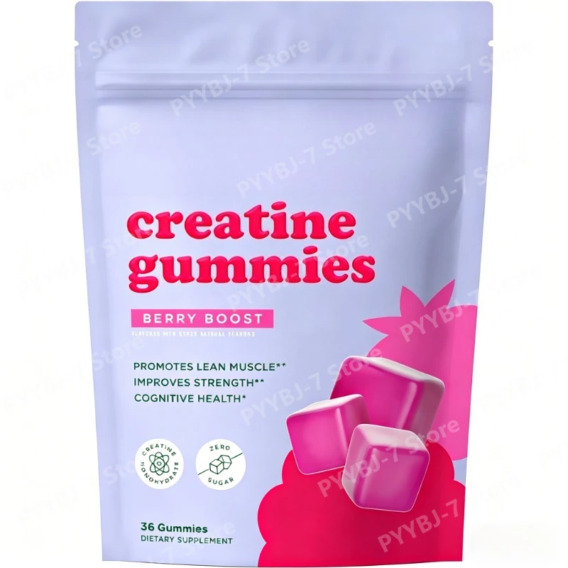 Creatine Monohydrate Gummies for Workout Strength Cognitive Health & Lean Muscle Support Gluten Free Non GMO Berry Boost 36Count
Creatine Monohydrate Gummies for Workout Strength Cognitive Health & Lean Muscle Support Gluten Free Non GMO Berry Boost 36Count