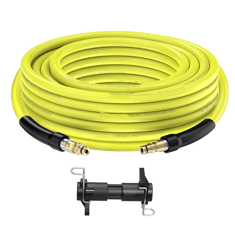 Pressure Washer Replacement Hose Super Flexible Hose for Karcher K Series Washer, Click Type Plug Quick Connector Extension
Pressure Washer Replacement Hose Super Flexible Hose for Karcher K Series Washer, Click Type Plug Quick Connector Extension