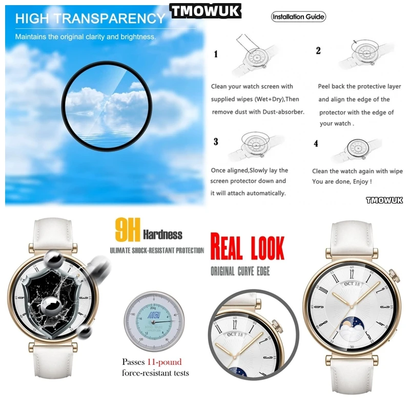Military-grade Scratch-resistant Screen Protector For Huawei Watch GT4 46mm GT5 41mm Watch5 46mm Watch5 42mm – Anti-slip Durable
Military-grade Scratch-resistant Screen Protector For Huawei Watch GT4 46mm GT5 41mm Watch5 46mm Watch5 42mm – Anti-slip Durable