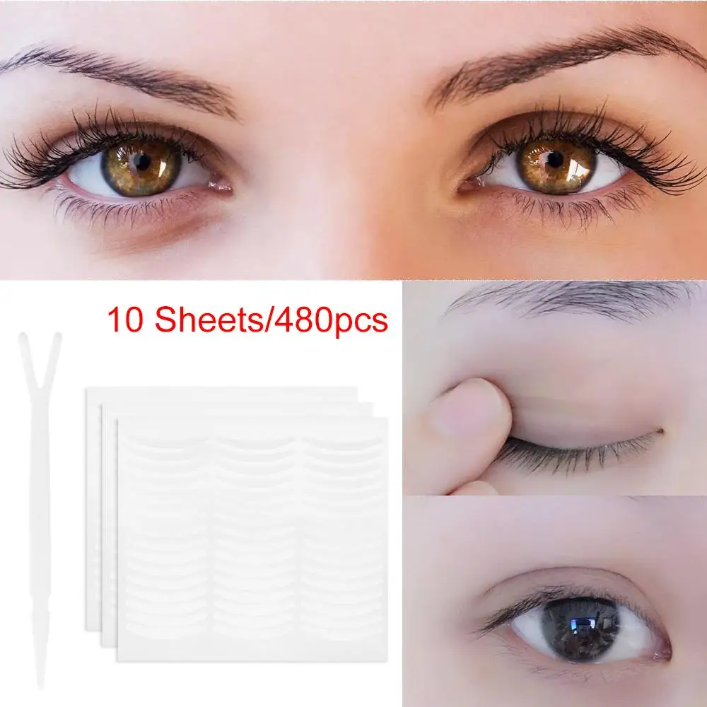 480Pcs Women Beauty Breathable Invisible Transparent Eye Makeup Tape Eyelid Stickers Double Side Eyelid
480Pcs Women Beauty Breathable Invisible Transparent Eye Makeup Tape Eyelid Stickers Double Side Eyelid