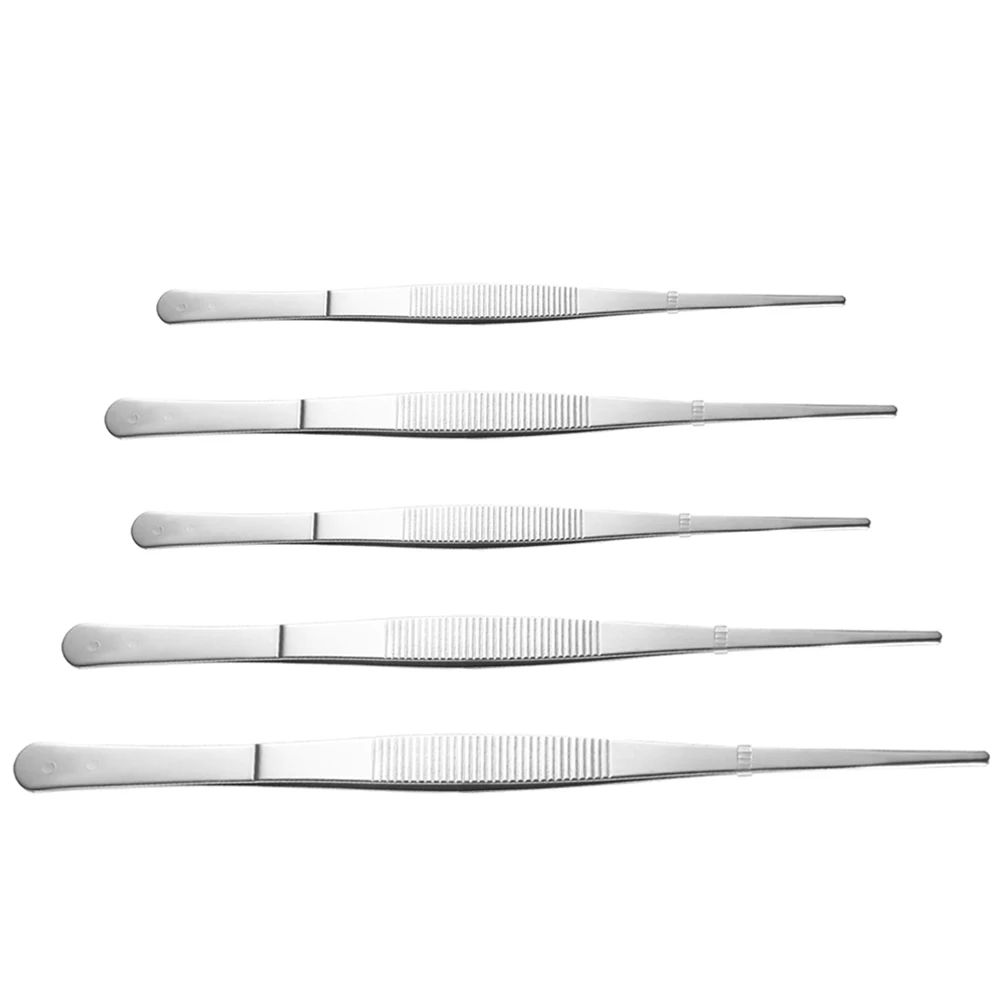 5pcs Stainless Steel Tweezers 16cm 18cm 20cm 25cm 30cm Industrial Repair Garden Tools Bonsai Soldering Kitchen NonSlip Cups
5pcs Stainless Steel Tweezers 16cm 18cm 20cm 25cm 30cm Industrial Repair Garden Tools Bonsai Soldering Kitchen NonSlip Cups