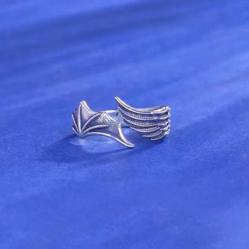 2x Vintage Wing Ring Opening Adjustable Ring Jewelry Gifts Cosplay For Him Her
2x Vintage Wing Ring Opening Adjustable Ring Jewelry Gifts Cosplay For Him Her