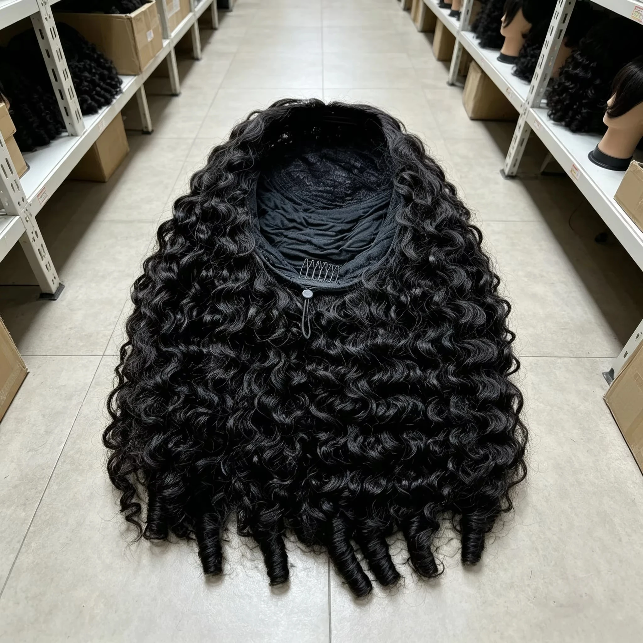 Burmese Curly Upgrade 3 IN 1 Half Wigs Human Hair Glueless Wig Human Hair Half Wig Drawstring 260 Density Burmese Curly Hair Half Wig On Sale
Burmese Curly Upgrade 3 IN 1 Half Wigs Human Hair Glueless Wig Human Hair Half Wig Drawstring 260 Density Burmese Curly Hair Half Wig On Sale