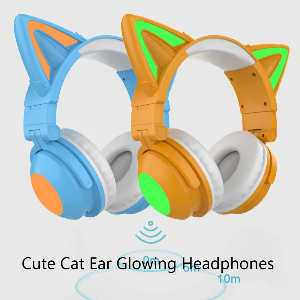 Hot Selling Wireless Bluetooth Headset With Cute Cat Ears And Glowing Earphones That Can Be Folded And Worn Comfortably
Hot Selling Wireless Bluetooth Headset With Cute Cat Ears And Glowing Earphones That Can Be Folded And Worn Comfortably