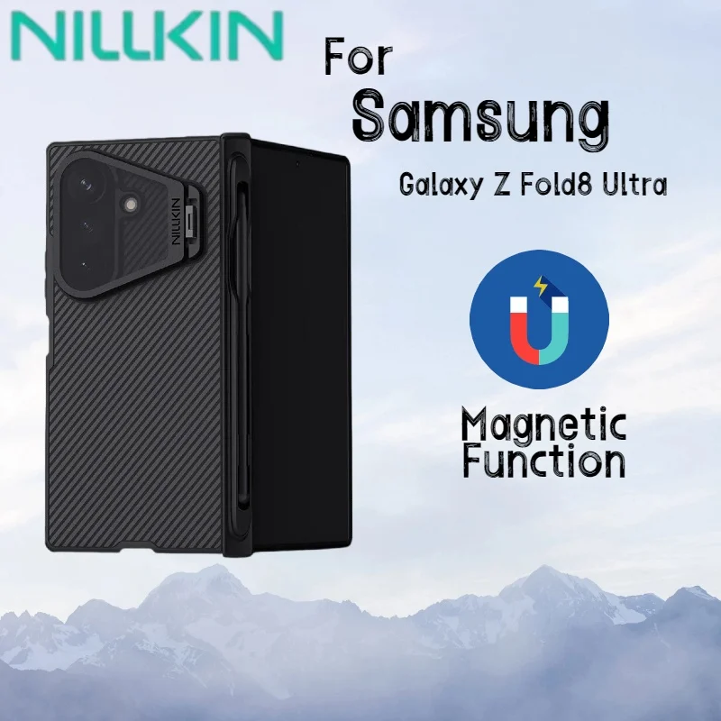 For Samsung Galaxy Z Fold 8 Ultra Nillkin Magnetic Flip Cover Camera Stand Phone Case Lens Protective Back Cover (S Pen version)
For Samsung Galaxy Z Fold 8 Ultra Nillkin Magnetic Flip Cover Camera Stand Phone Case Lens Protective Back Cover (S Pen version)