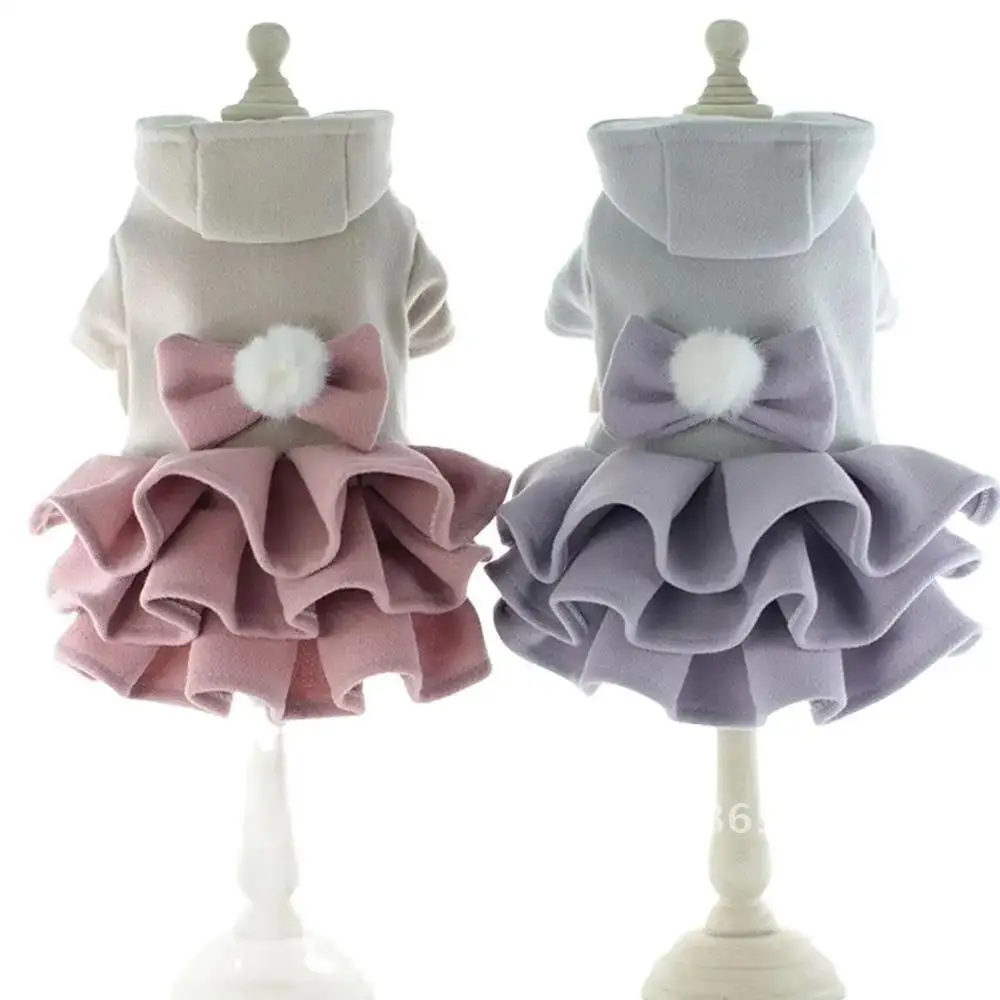 Dogs and Cats Winter Dress Hairball&Bow Tutu Puppy Design Female Pet Warm Outfit Coat
Dogs and Cats Winter Dress Hairball&Bow Tutu Puppy Design Female Pet Warm Outfit Coat