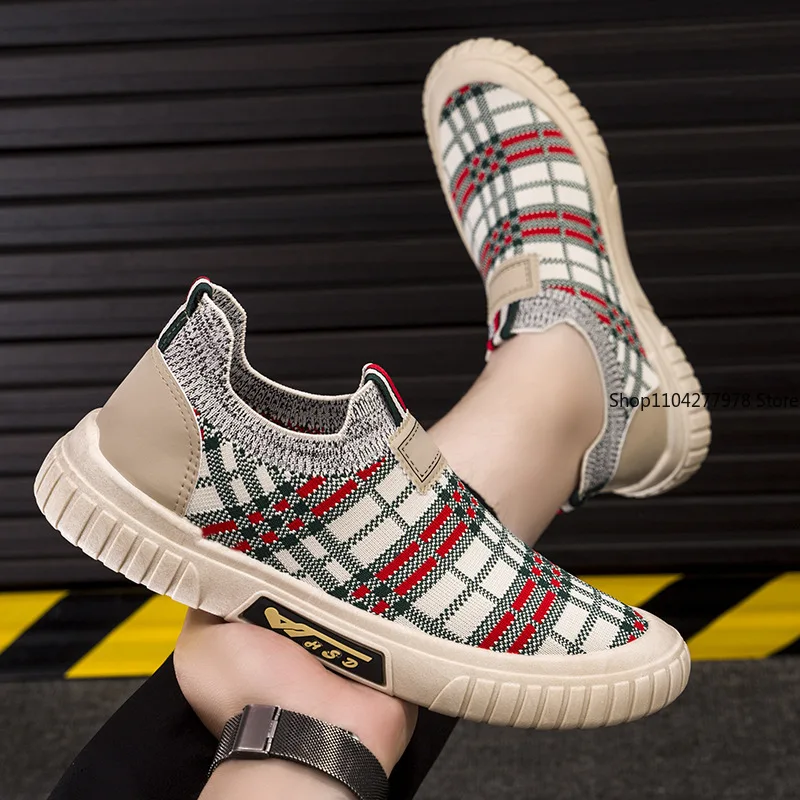 Sock Shoes for Men Style Rubber Sole Men Canvas Shoes Slip on Loafers Mesh Breathable Men Casual Sport Shoe Zapatos Casuales
Sock Shoes for Men Style Rubber Sole Men Canvas Shoes Slip on Loafers Mesh Breathable Men Casual Sport Shoe Zapatos Casuales