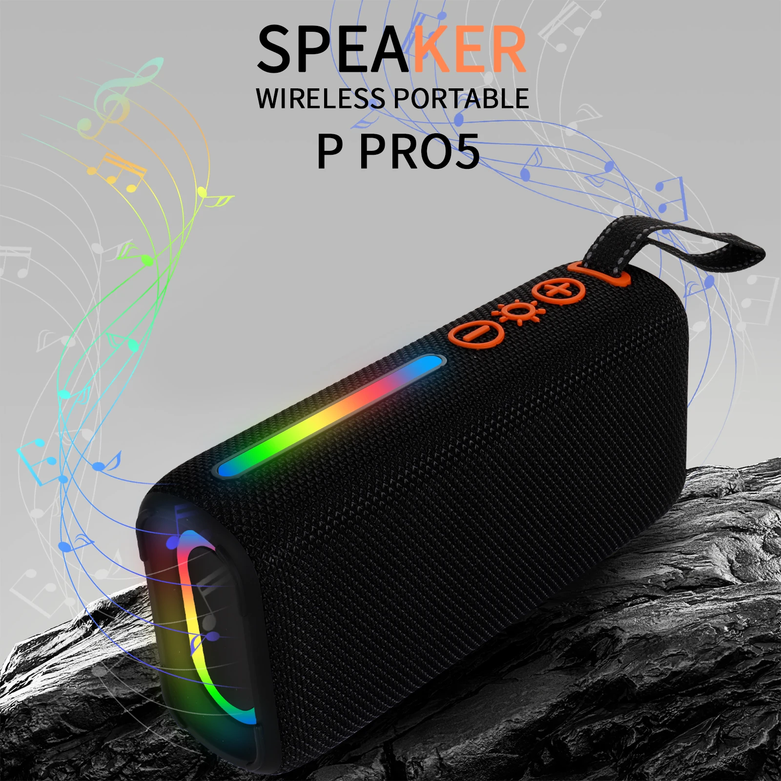 QUEED P PRO5 Bluetooth Speaker Portable Waterproof Wireless Dual Speakers Heavy Bass RGB Lights TF Card AUX USB
QUEED P PRO5 Bluetooth Speaker Portable Waterproof Wireless Dual Speakers Heavy Bass RGB Lights TF Card AUX USB