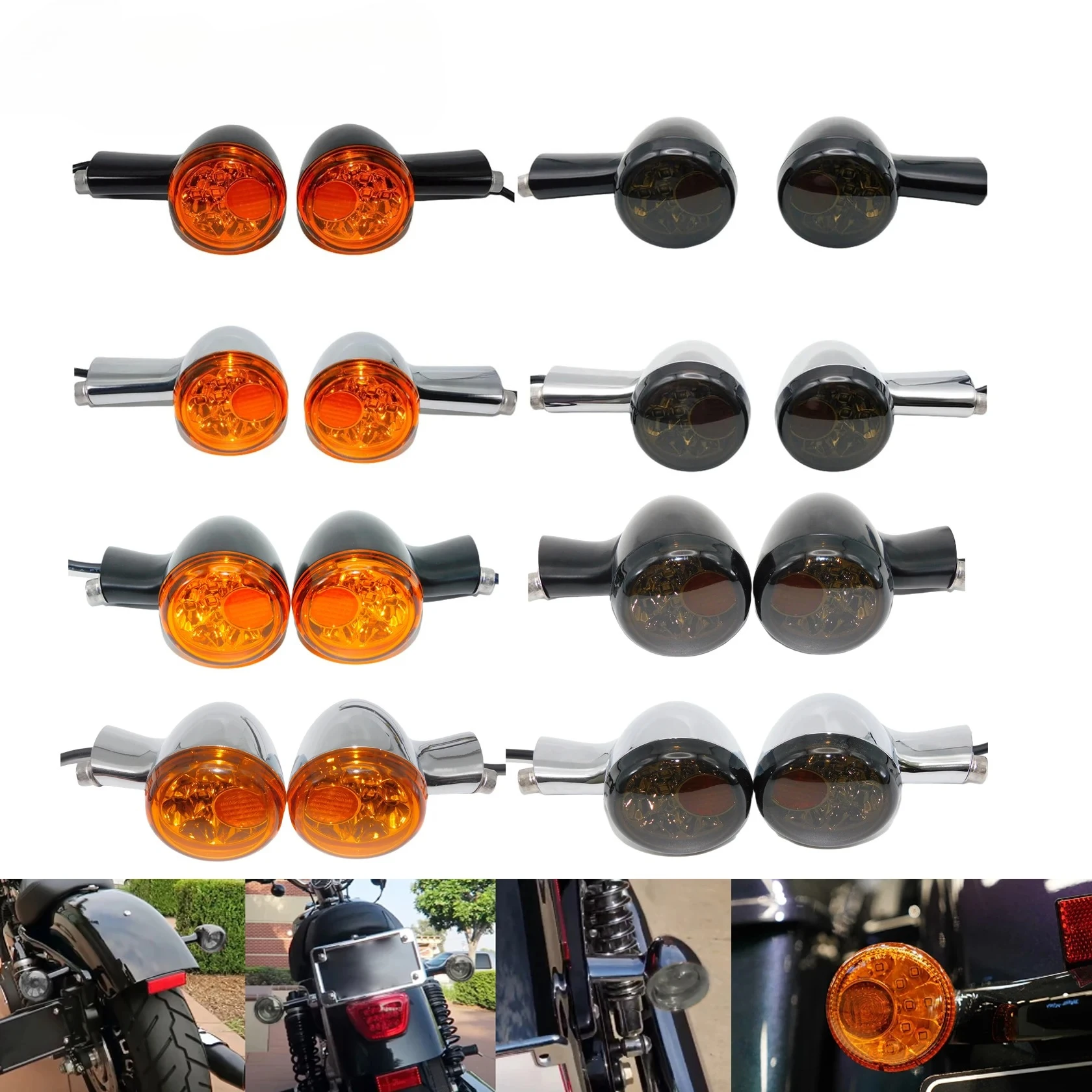 Motorcycle Rear Turn Signals Indicators LED Brake Lights For Harley Sportster 883 Iron XL1200 48 Roadster Custom Super Low 92-22
Motorcycle Rear Turn Signals Indicators LED Brake Lights For Harley Sportster 883 Iron XL1200 48 Roadster Custom Super Low 92-22