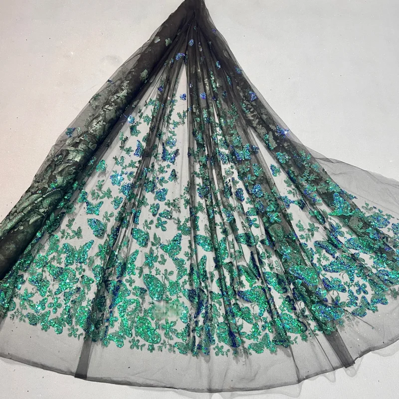 Gradient Green Hot Sale Fadhion Africa Glitter Fabric Embroidery Net Lace Glued Glitter Sequins Wedding Party Spray gold Tull fa
Gradient Green Hot Sale Fadhion Africa Glitter Fabric Embroidery Net Lace Glued Glitter Sequins Wedding Party Spray gold Tull fa