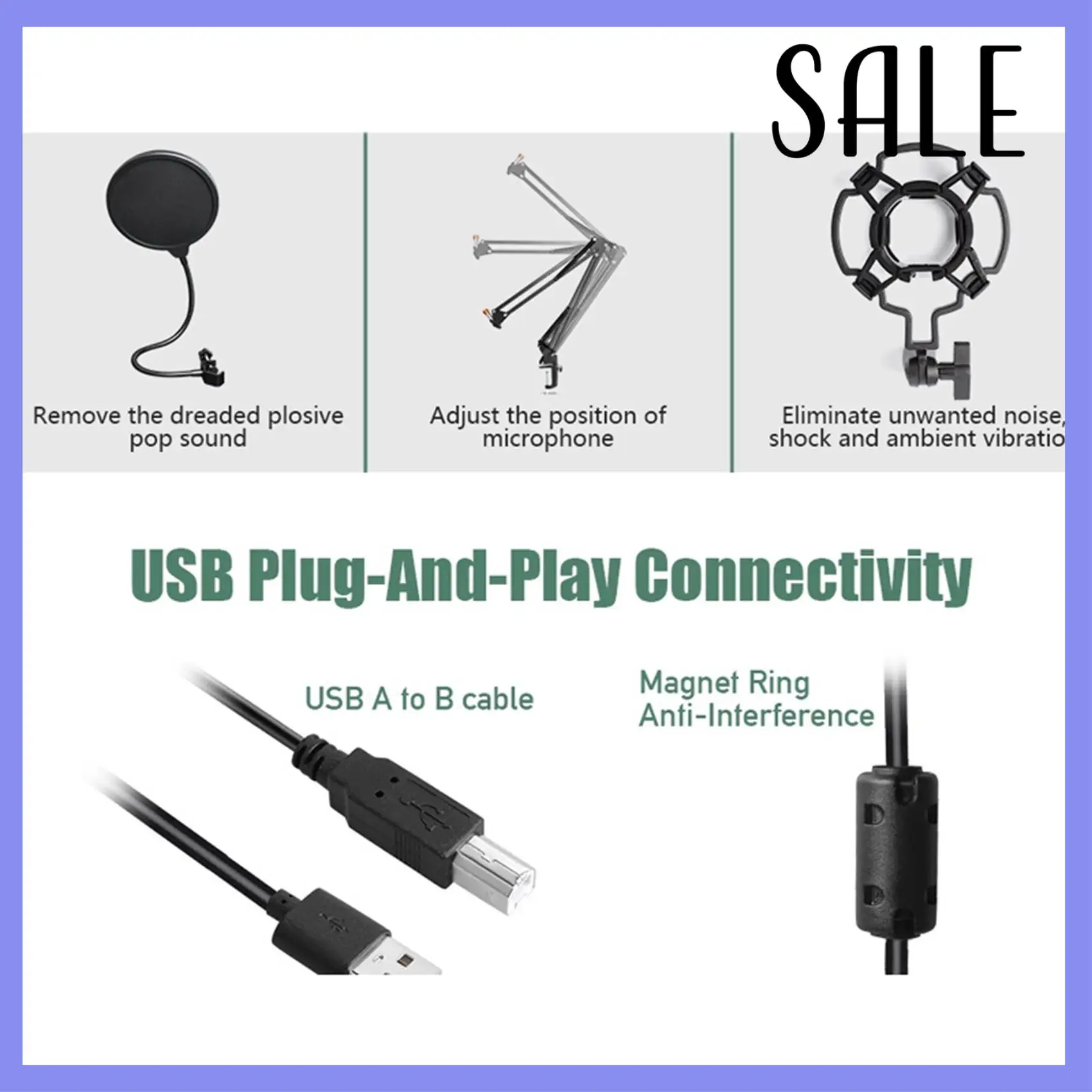 BM800 Capacitor Microphone 192Khz/24Bit Professional Microphone USB Mic For Computer Laptop Karaoke Tik Tok Youtube CNIM Hot
BM800 Capacitor Microphone 192Khz/24Bit Professional Microphone USB Mic For Computer Laptop Karaoke Tik Tok Youtube CNIM Hot