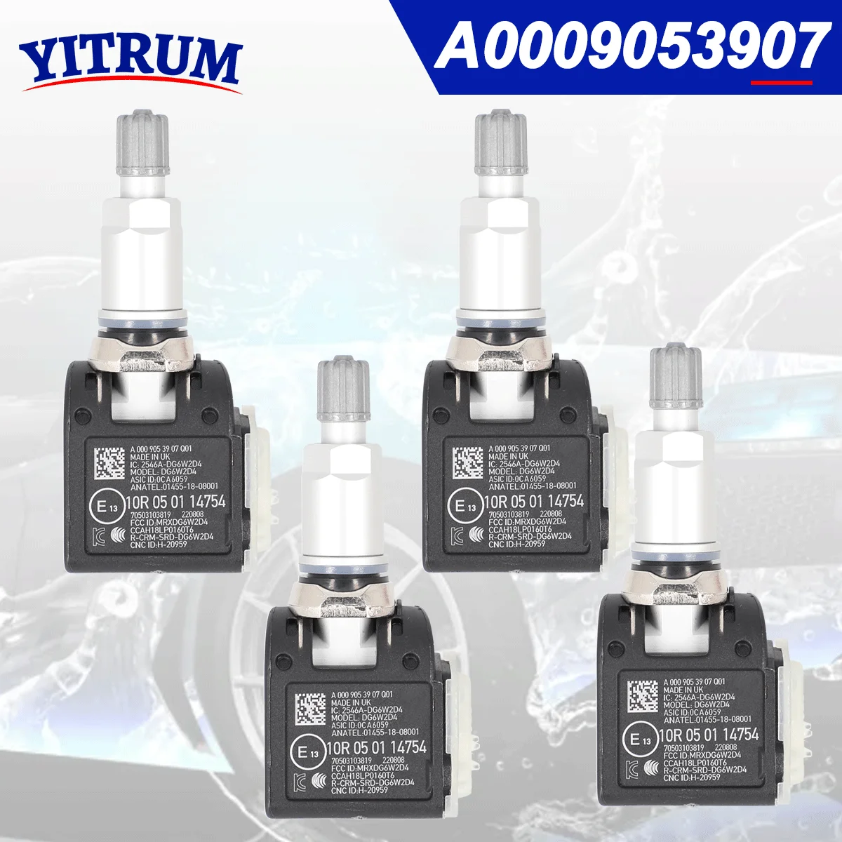 A0009053907 TPMS Tire Pressure Sensor For Mercedes AMG GT 2019~2021 C Class 2018 EQC 2019~2024 GLC S SLC Class 2020
A0009053907 TPMS Tire Pressure Sensor For Mercedes AMG GT 2019~2021 C Class 2018 EQC 2019~2024 GLC S SLC Class 2020