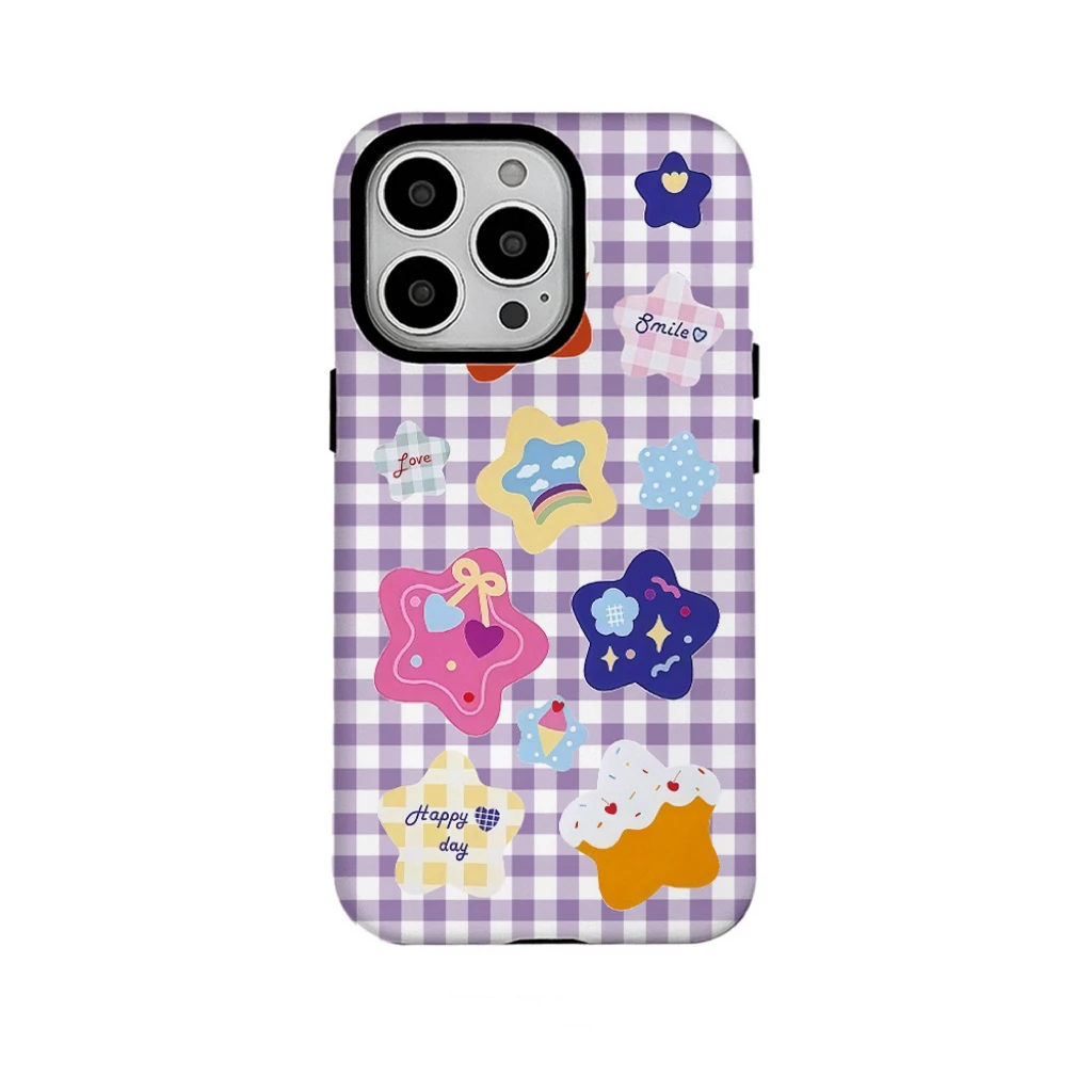 Purple Star Striped Grid Phone Case for IPhone 16 15 14 13 Pro Max Back Phone Cover for 12 11 Pro Plus 8 7 X XS Acrylic Cover
Purple Star Striped Grid Phone Case for IPhone 16 15 14 13 Pro Max Back Phone Cover for 12 11 Pro Plus 8 7 X XS Acrylic Cover
