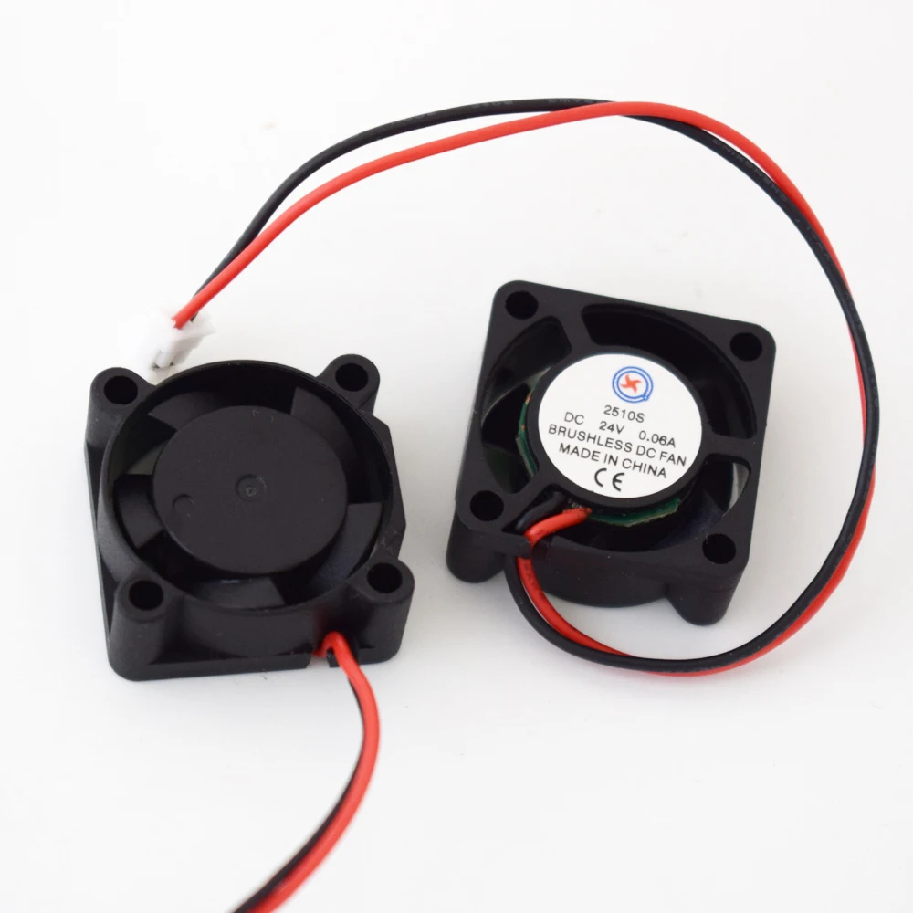 Для 24 В, 0,06 А, 25 мм x 25 мм x 10 мм, 2510 бесщеточный охлаждающий вентилятор постоянного тока, 2-контактный разъем 2,0 -
Для 24 В, 0,06 А, 25 мм x 25 мм x 10 мм, 2510 бесщеточный охлаждающий вентилятор постоянного тока, 2-контактный разъем 2,0 -