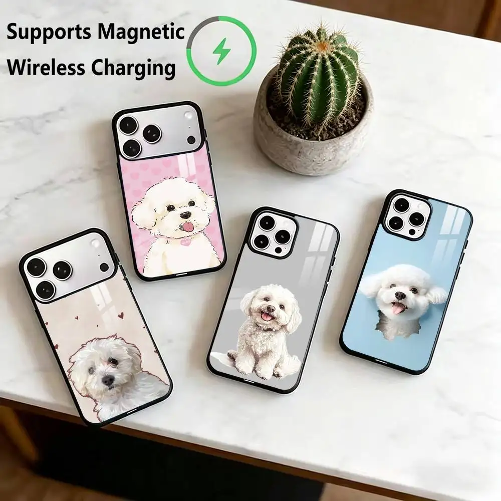 Cute Cartoon Bichon P-Puppy Phone Case For iPhone17,16,15,14,13,12,11 Plus,Pro Allows magnetic wireless charging
Cute Cartoon Bichon P-Puppy Phone Case For iPhone17,16,15,14,13,12,11 Plus,Pro Allows magnetic wireless charging