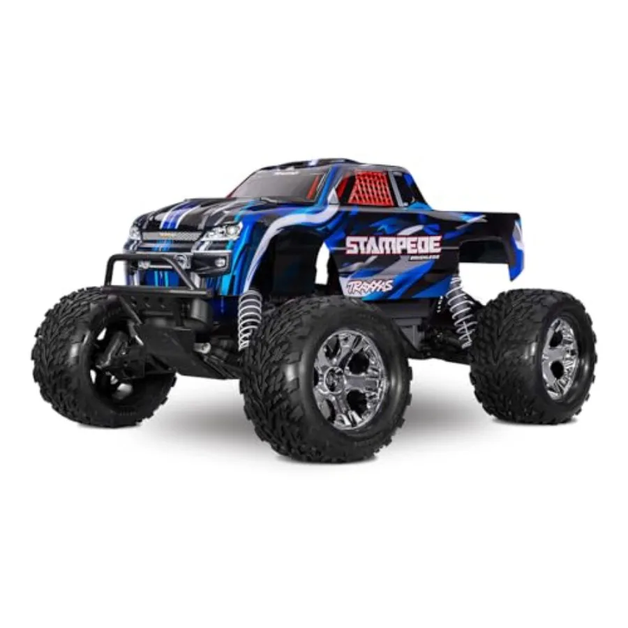 1/10 Stampede BL-2s 2WD Brushless Monster Truck for outdoor racing, durable ABS plastic body, red color, high-speed brushless p
1/10 Stampede BL-2s 2WD Brushless Monster Truck for outdoor racing, durable ABS plastic body, red color, high-speed brushless p