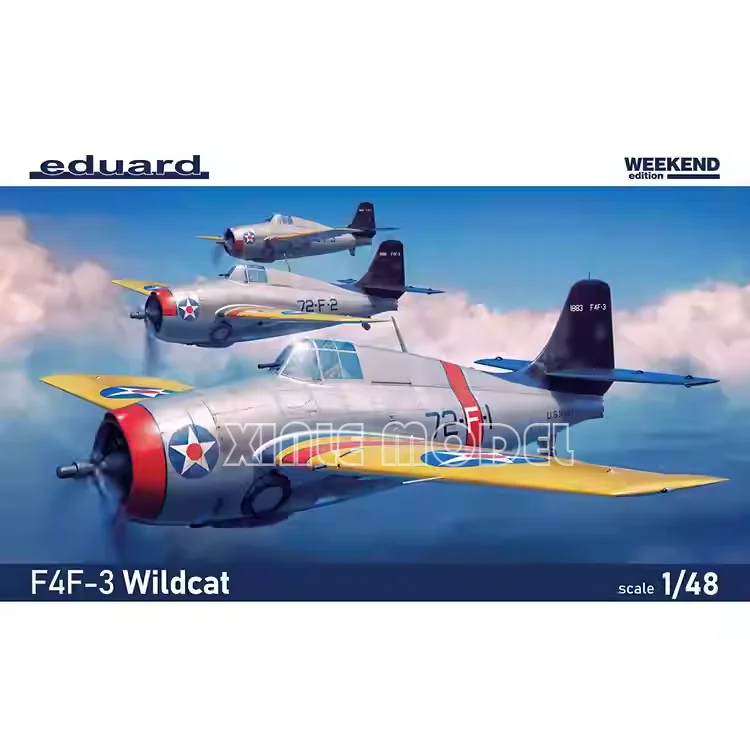 Eduard Plastic Assembled Aircraft Model Kit 84193 F4F-3 Wildcat 1/48
Eduard Plastic Assembled Aircraft Model Kit 84193 F4F-3 Wildcat 1/48