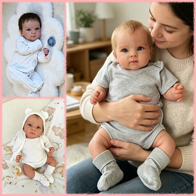 18inch Lifelike Cuddly Baby Reborn Baby Doll Bettie Soft Cloth Body Multiple Layers Painting 3D Skin with Hand Root Hair
18inch Lifelike Cuddly Baby Reborn Baby Doll Bettie Soft Cloth Body Multiple Layers Painting 3D Skin with Hand Root Hair